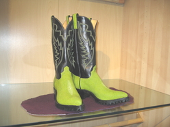 Stingray Cowgirl Boot Apple Green